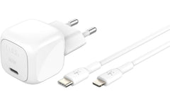 Belkin | BoostCharge Ladegerät pd/pps | 30W, USB-C/Lightning, Weiss