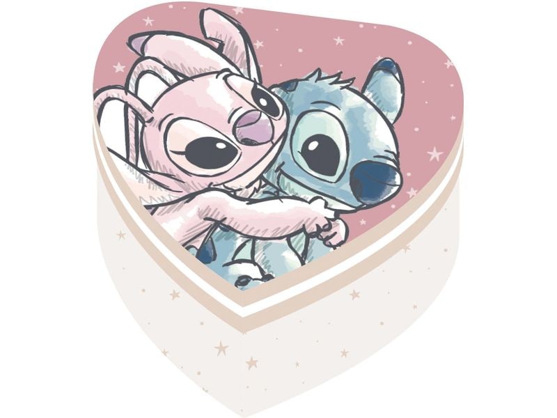 Arditex | Geschenkbox Stitch | Herzform, 12x12x7 cm