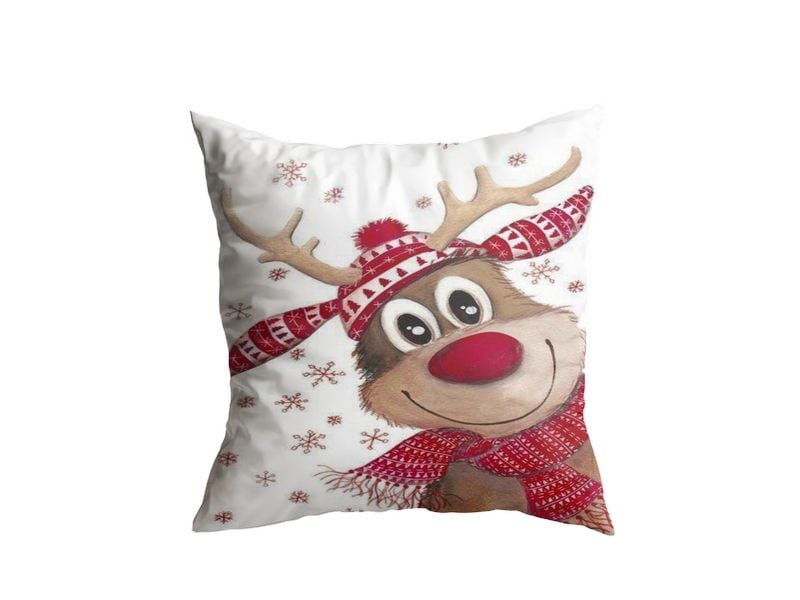 Conceptum Hypnose | Dekokissen Renntier | 43x43 cm, 50% Polyester/50% Baumwolle