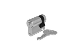 Halbzylinder 500 plus, 10/30, Nickel sat.