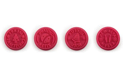 Ibili Set 4 Guetzli-Keks-/Brotstempel