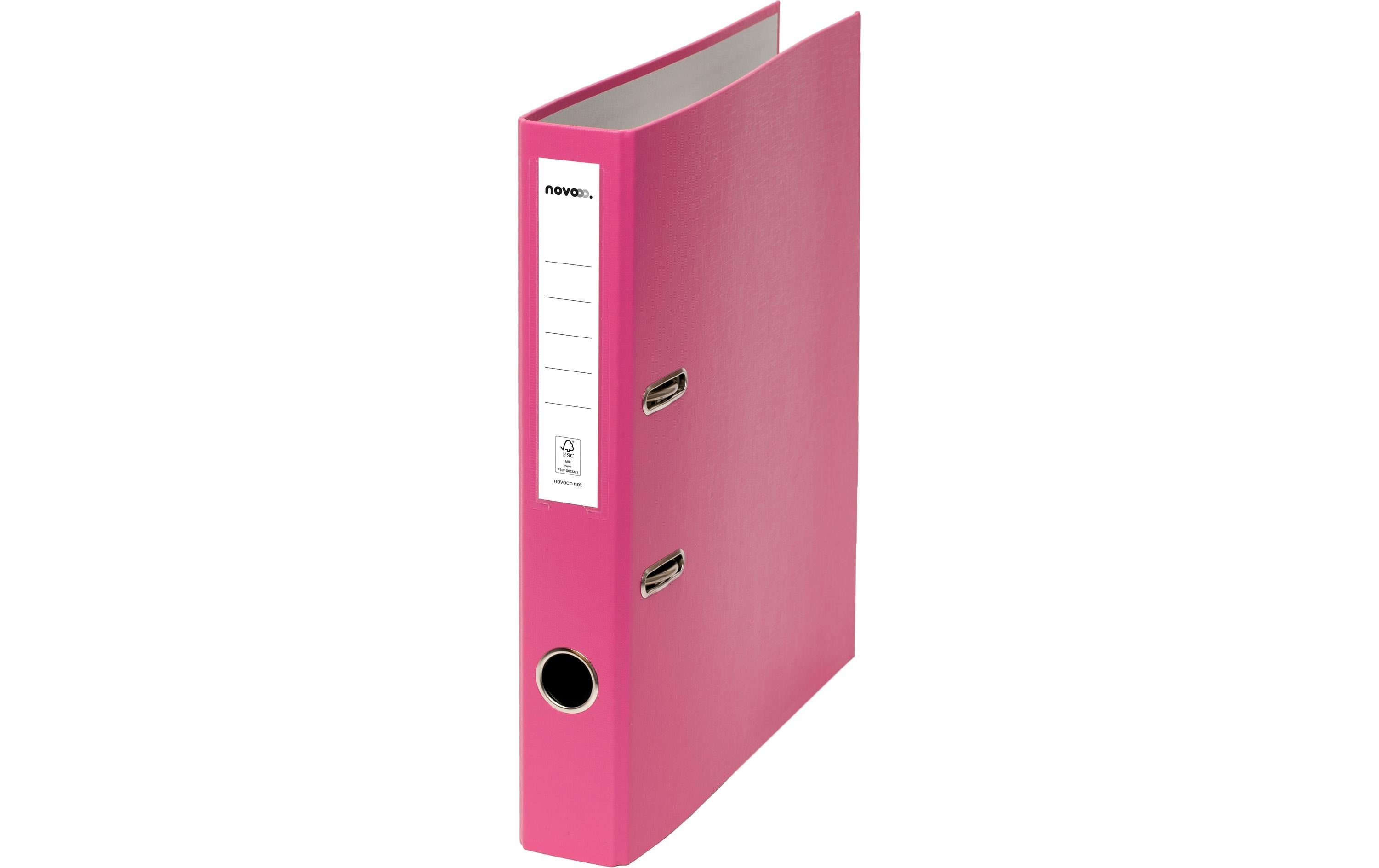 novooo., Pro Ordner 4 cm 28.5 cm, Rosa