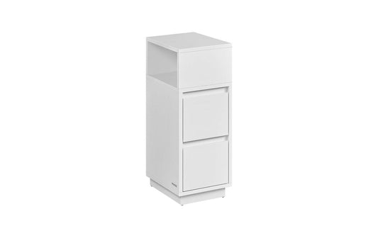 Vasagle Nachttisch in Weiss mit 3 Schublade