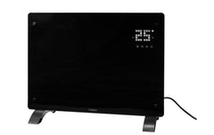 FURBER | Konvektorheizung SAVI 15 schwarz | Glasfront, 1500W, LED Display, wifi