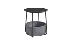 Vasagle Couchtisch mit Ablage & Korb