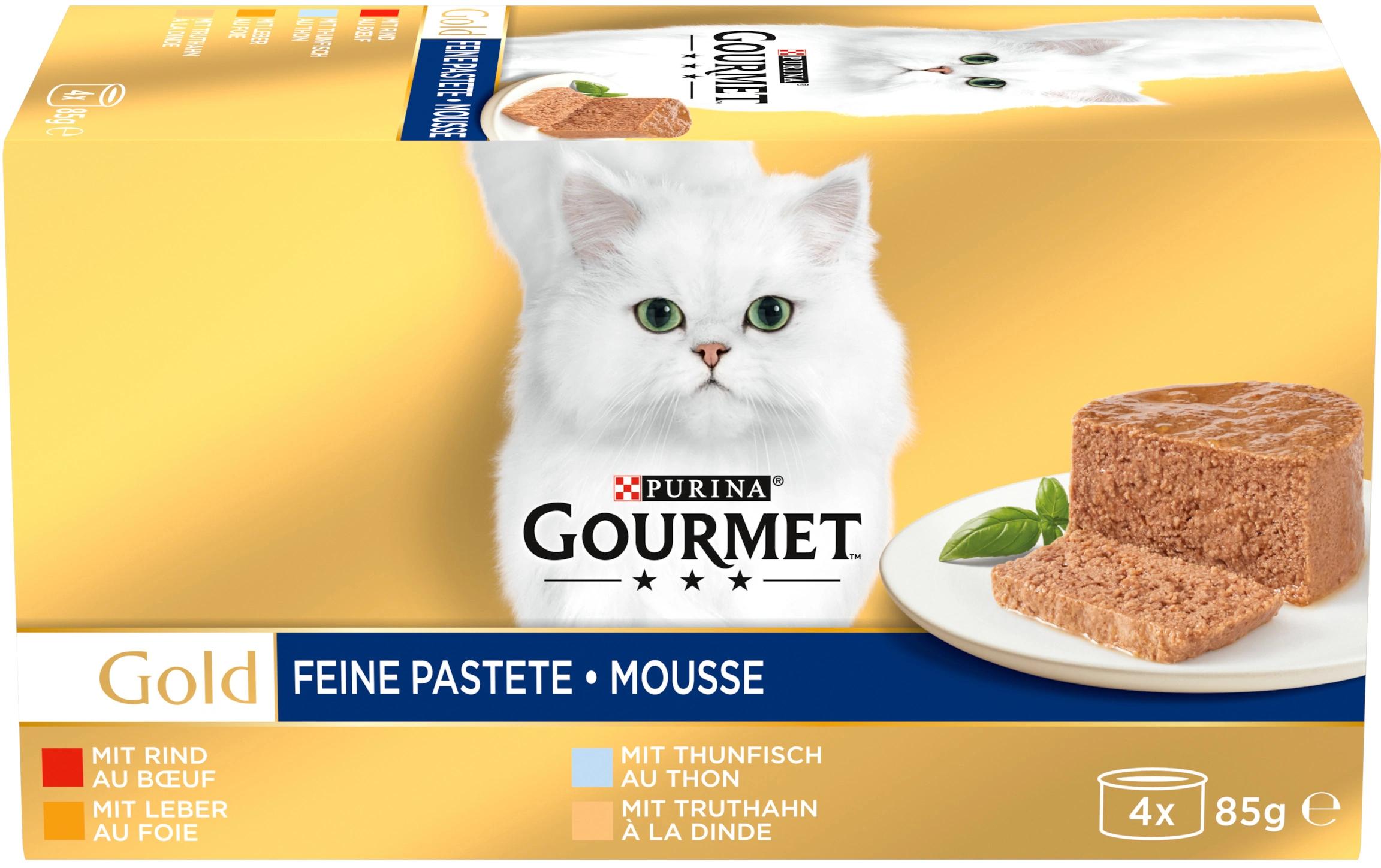 Gourmet Gold Feine Pastete 4x85g