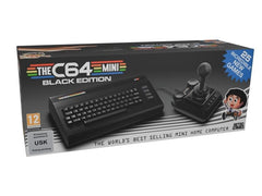 retro-bit | Commodore C64 Mini Black Edition | inkl. 25 Games, 1 Joystick, HDMI