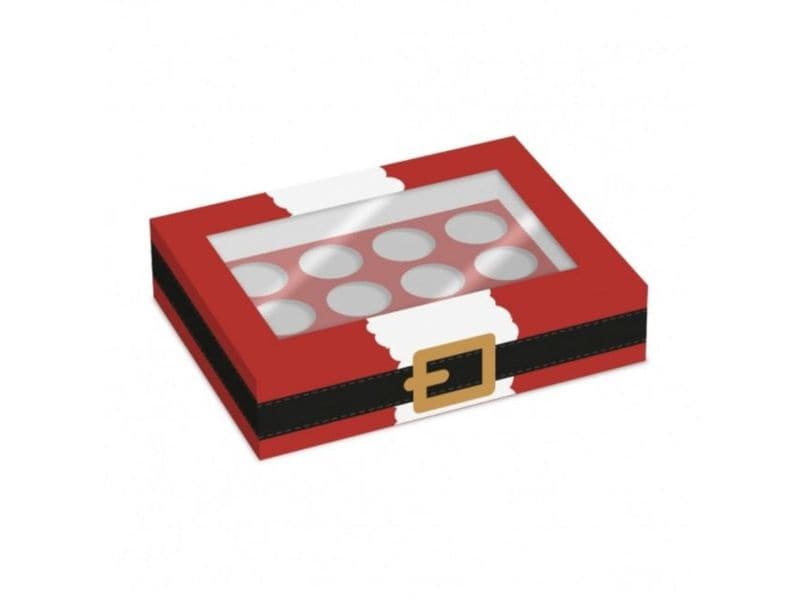 BackshopSchweiz | Backshop Cupcake Box Santa | für 12 Cupcakes