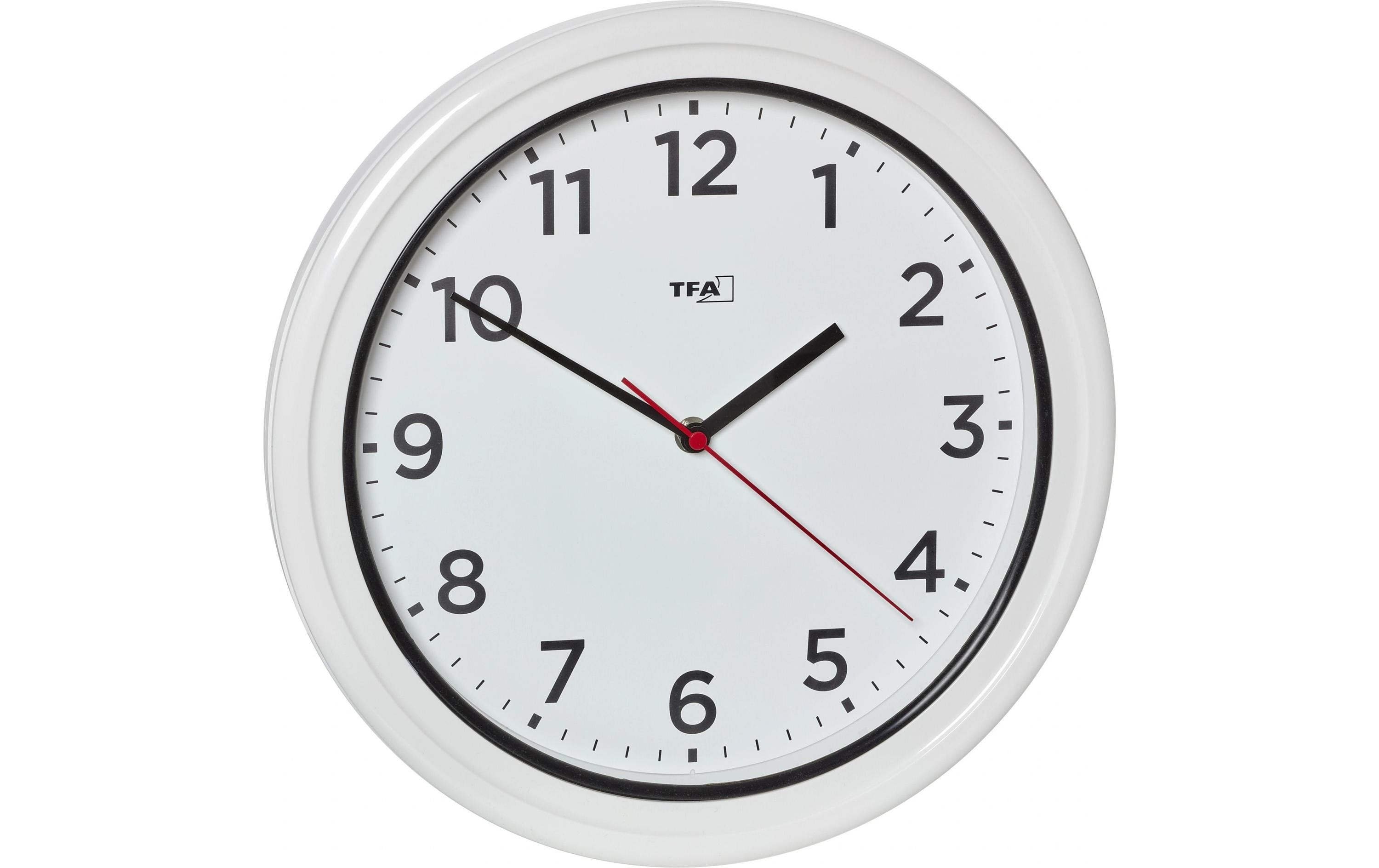 TFA Analoge Wanduhr Aussenbereich