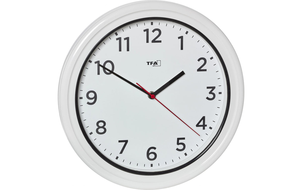 TFA Analoge Wanduhr Aussenbereich
