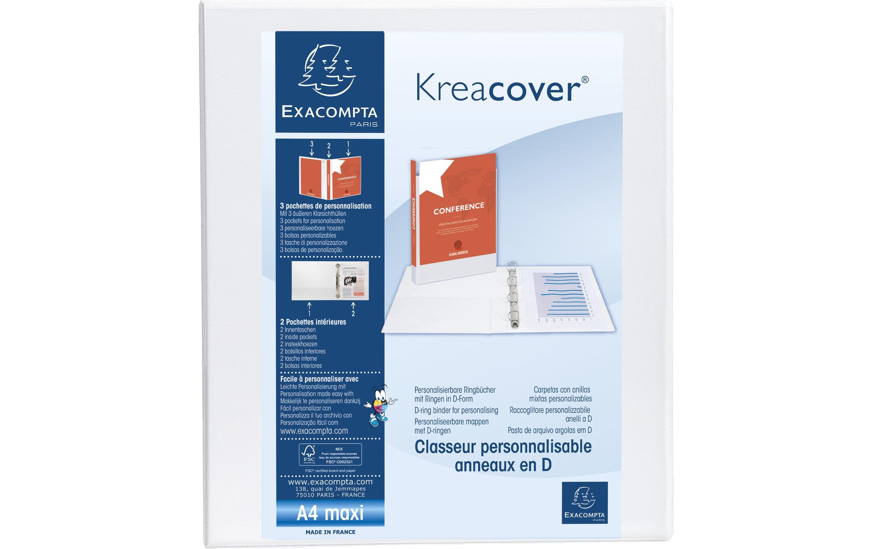 Exacompta Ringherfter Kreacover Maxi, 3.8cm