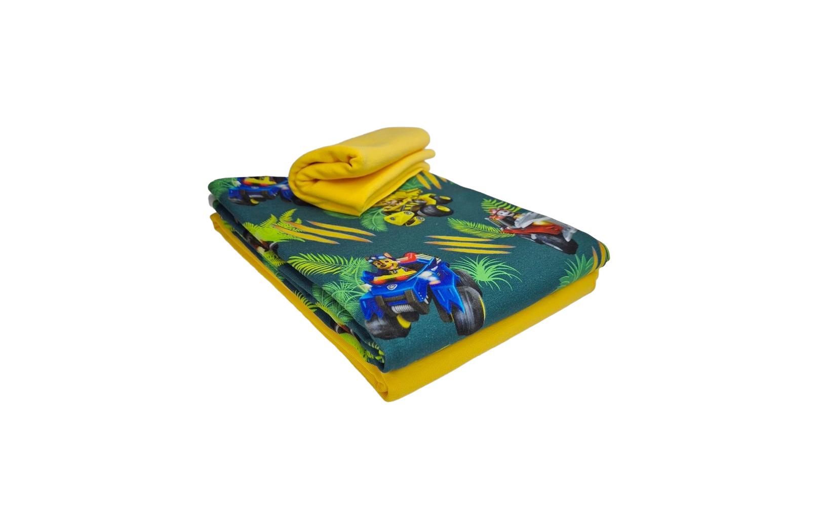 Stoff-Set Jersey Paw Patrol Dschungel