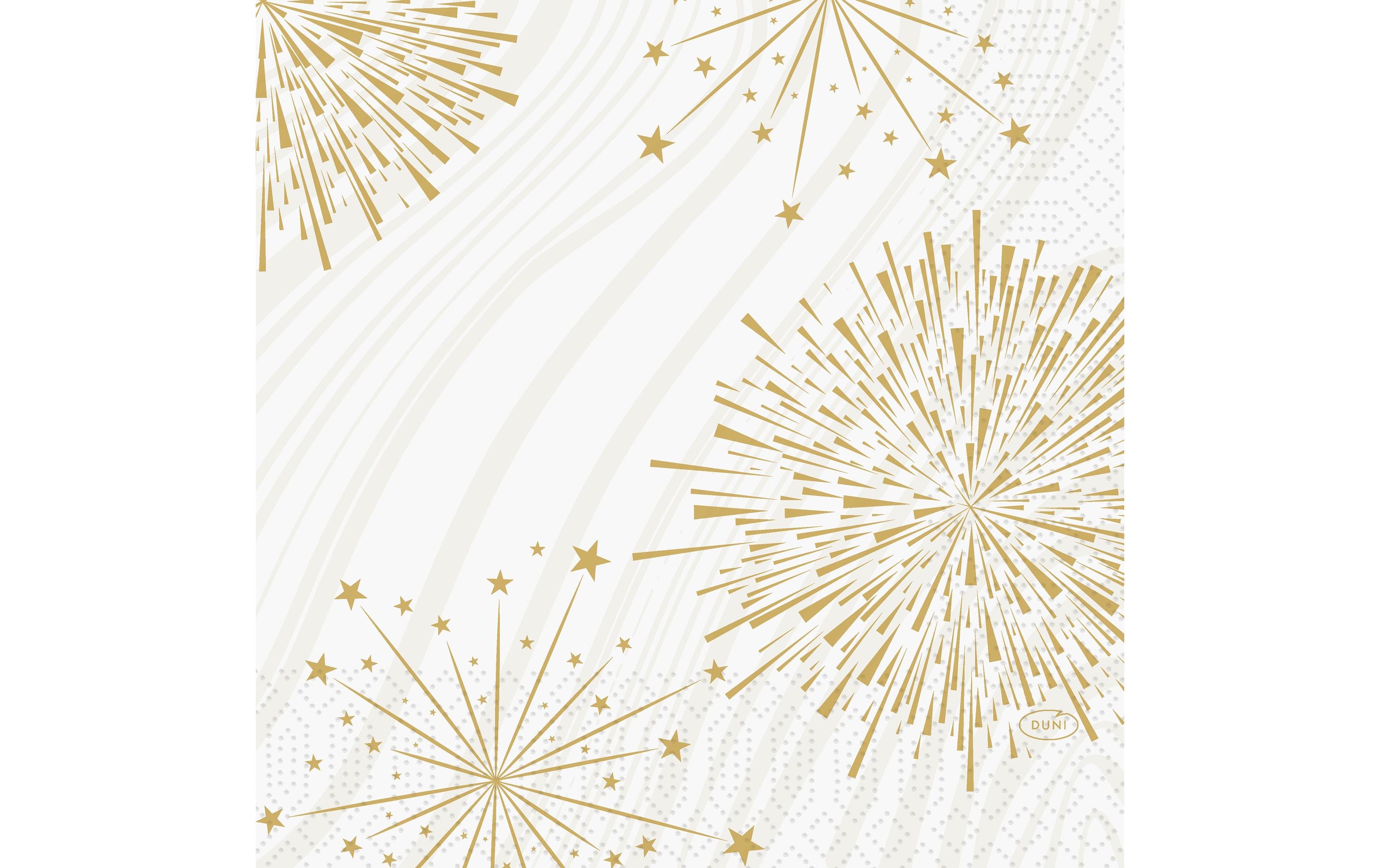 Duni Servietten 3-lagig Sparkly White