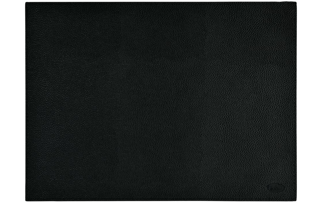 Duni Tischset Kunstleder schwarz