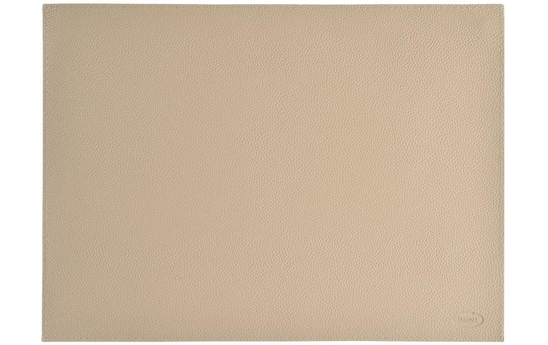 Duni Tischset Kunstleder sand