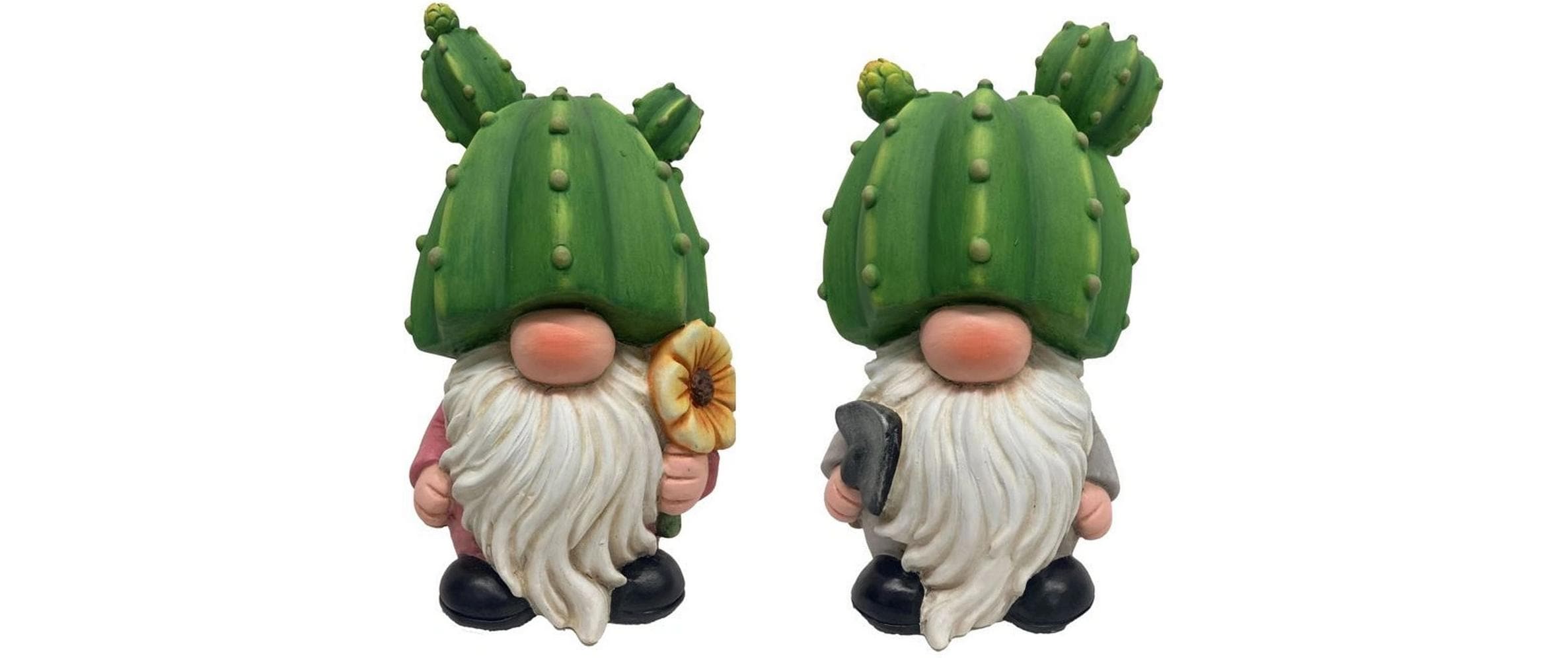 Dameco Dekofigur Wichtel Kaktus, 2er Set