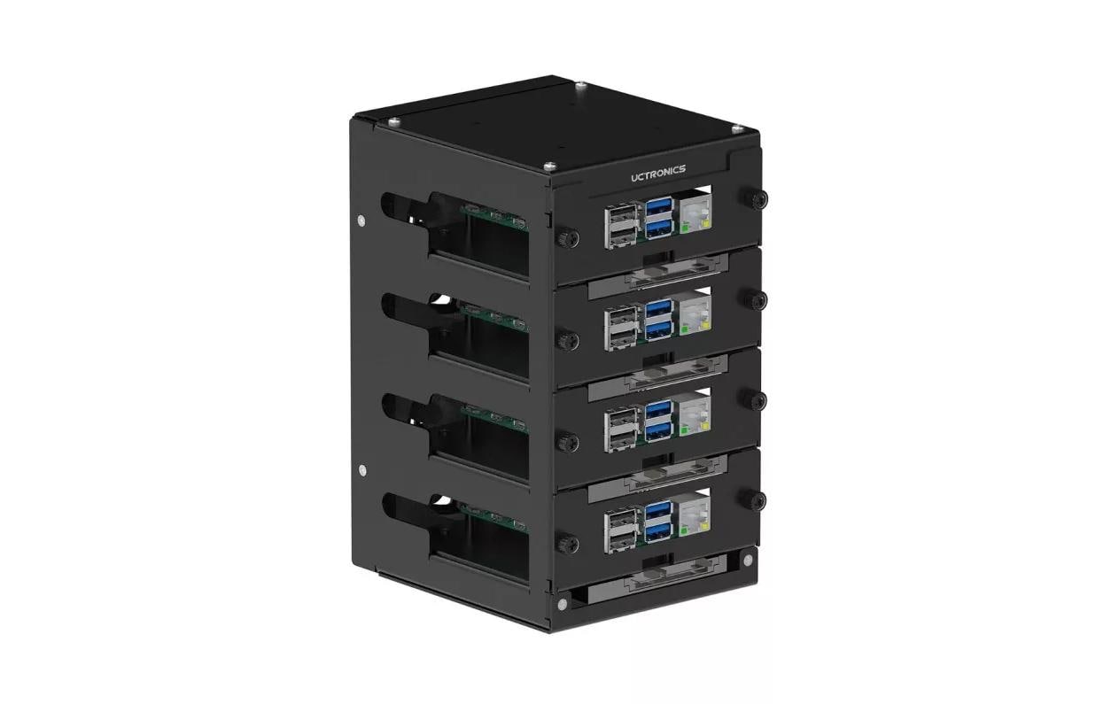 Raspberry Pi Tower Gehäuse U6183, schwarz
