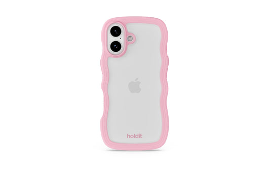 Holdit Wavy Case Pink/Transparent