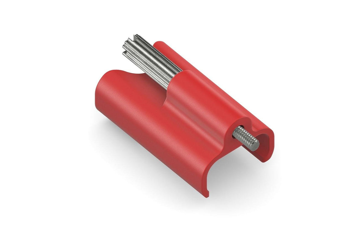 MicroX4 Verriegelungsclip, rot, 10 Stk