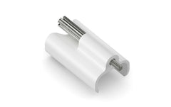MicroX4 Verriegelungsclip, weiss, 10 Stk