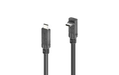 MicroX4 USB4 Kabel Typ C-C, 3.0m, 90°, U/D