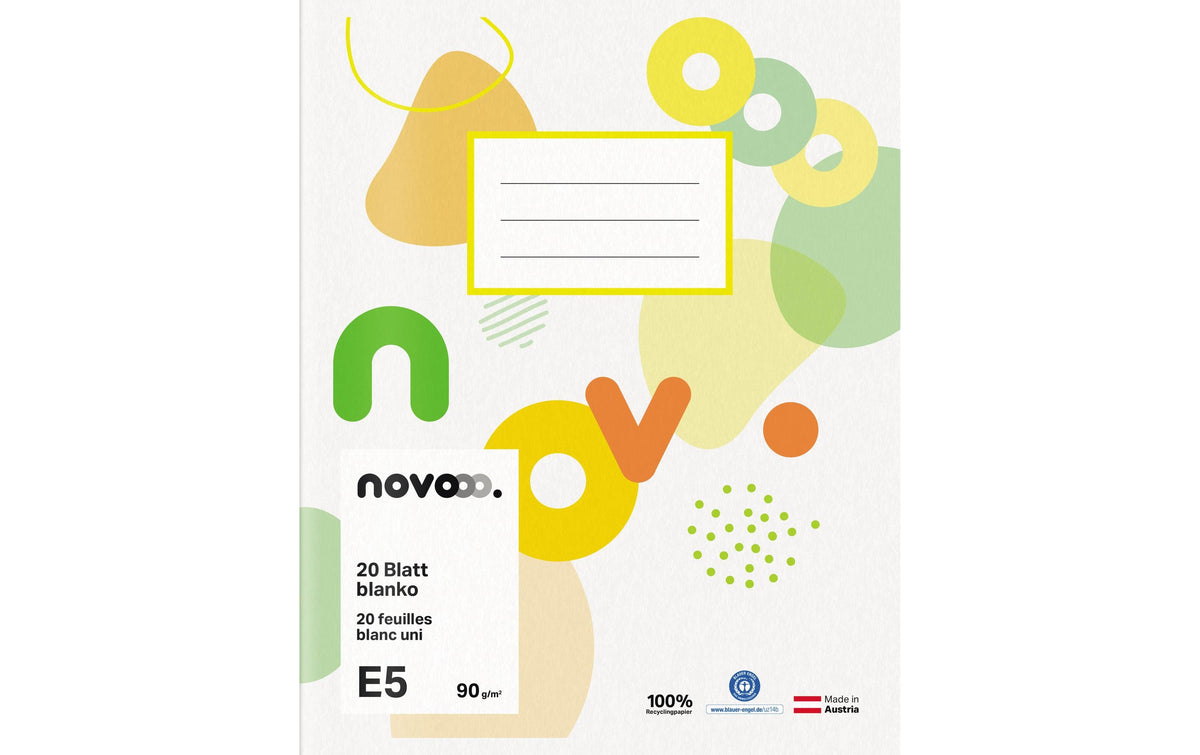 NOVOOO Schulheft E5, 20 Stück