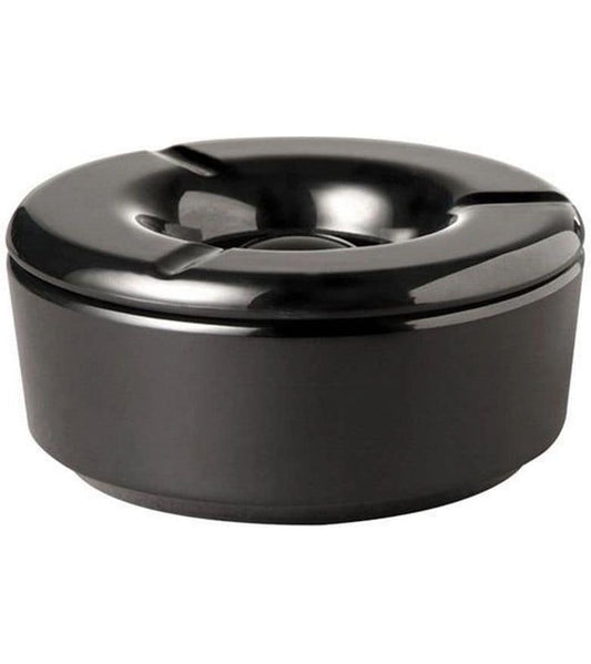 APS | Windaschenbecher Glow | Ø 11,5 cm, H: 5 cm, Schwarz