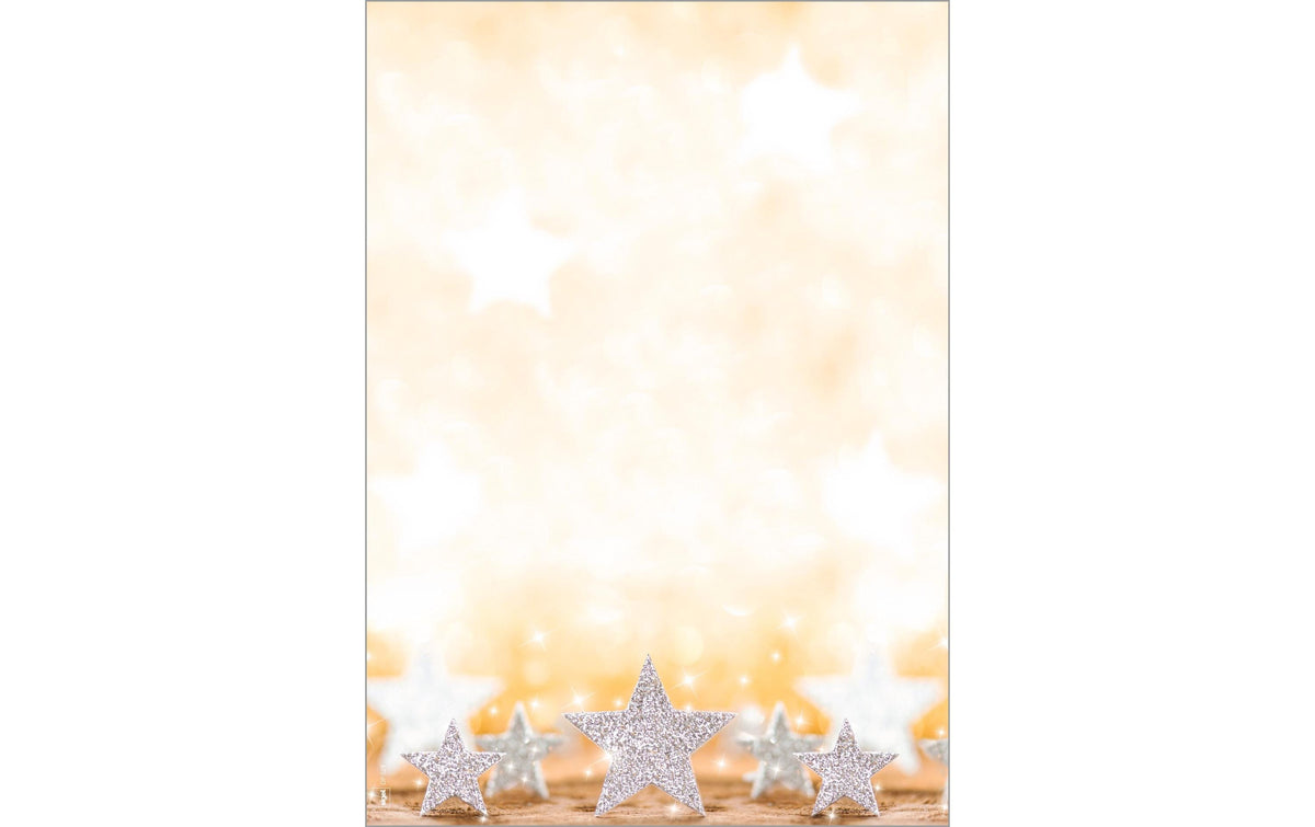 Sigel Motiv-Papier, Glitter Stars