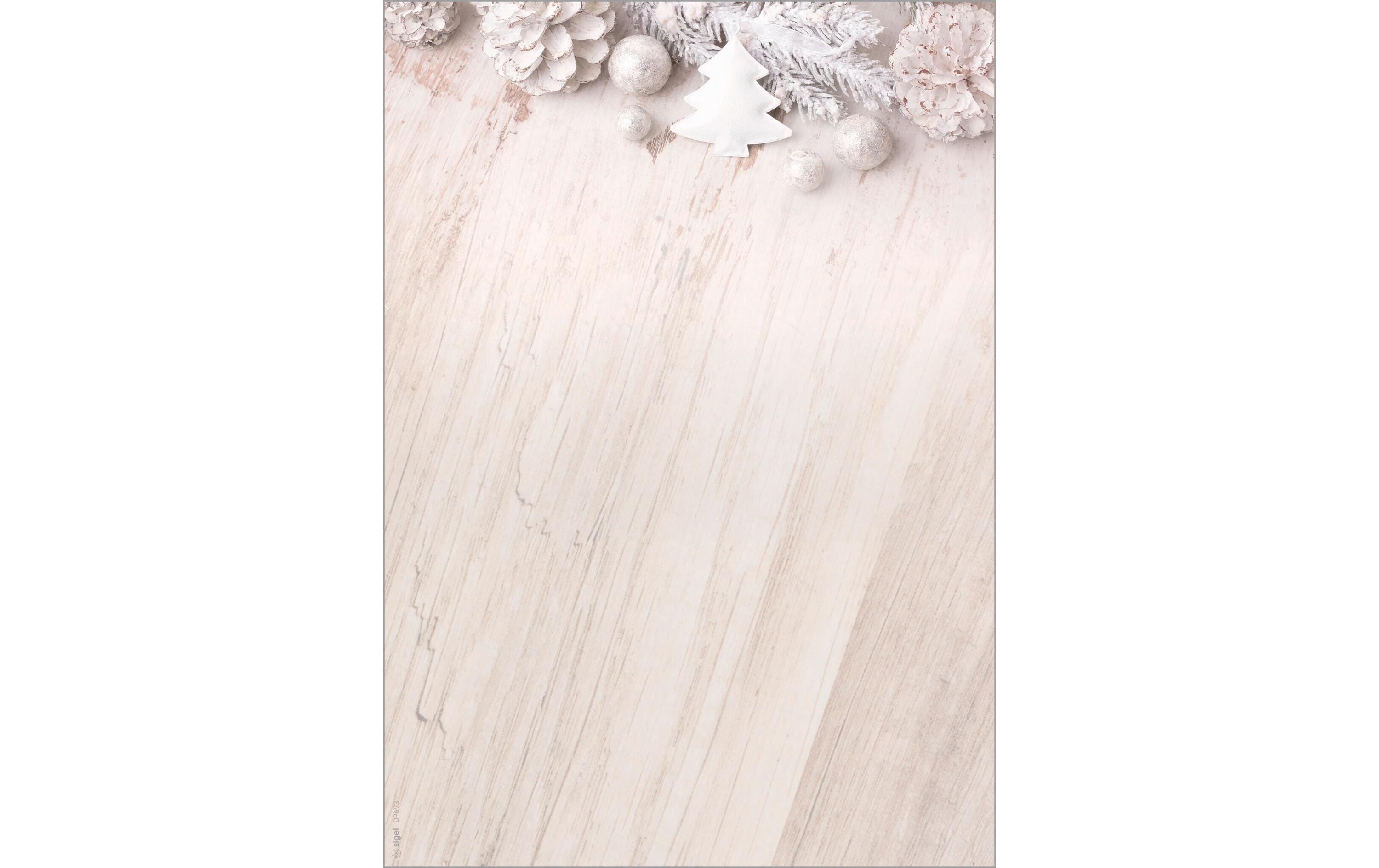 Sigel Motiv-Papier, Rustic White