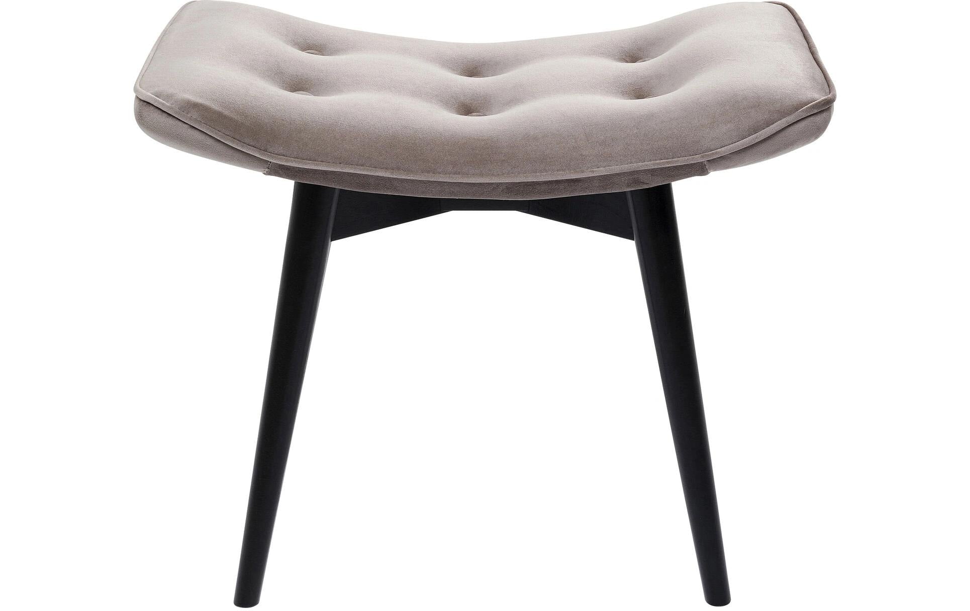 Kare Hocker Black Vicky Velvet