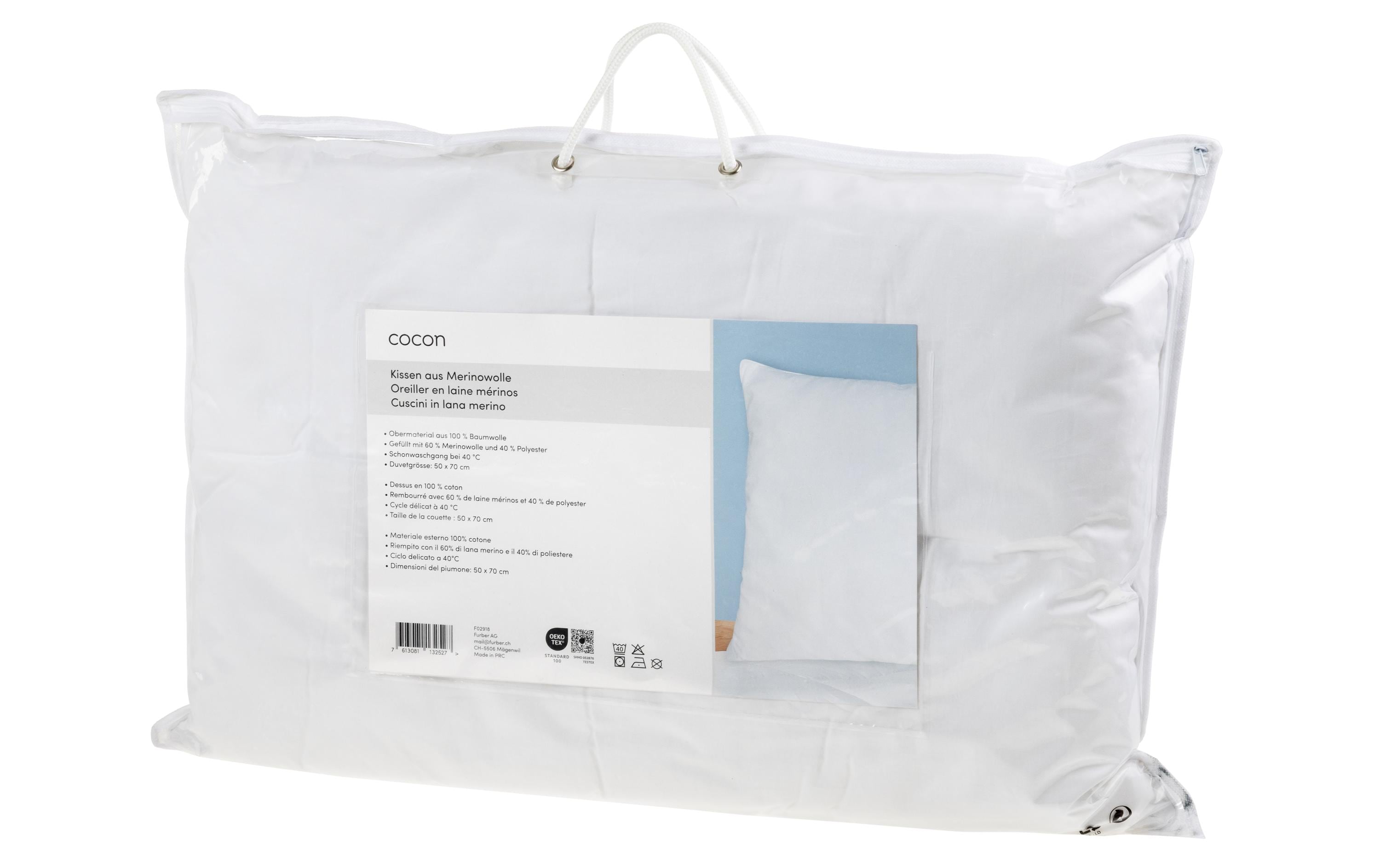 COCON Kissen Merinowolle 50x70cm