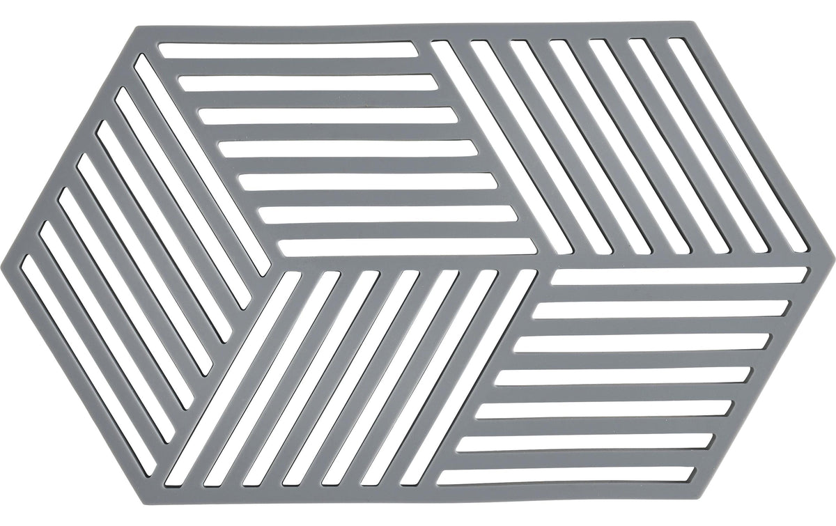 Zone Topfuntersetzer Hexagon, Grau