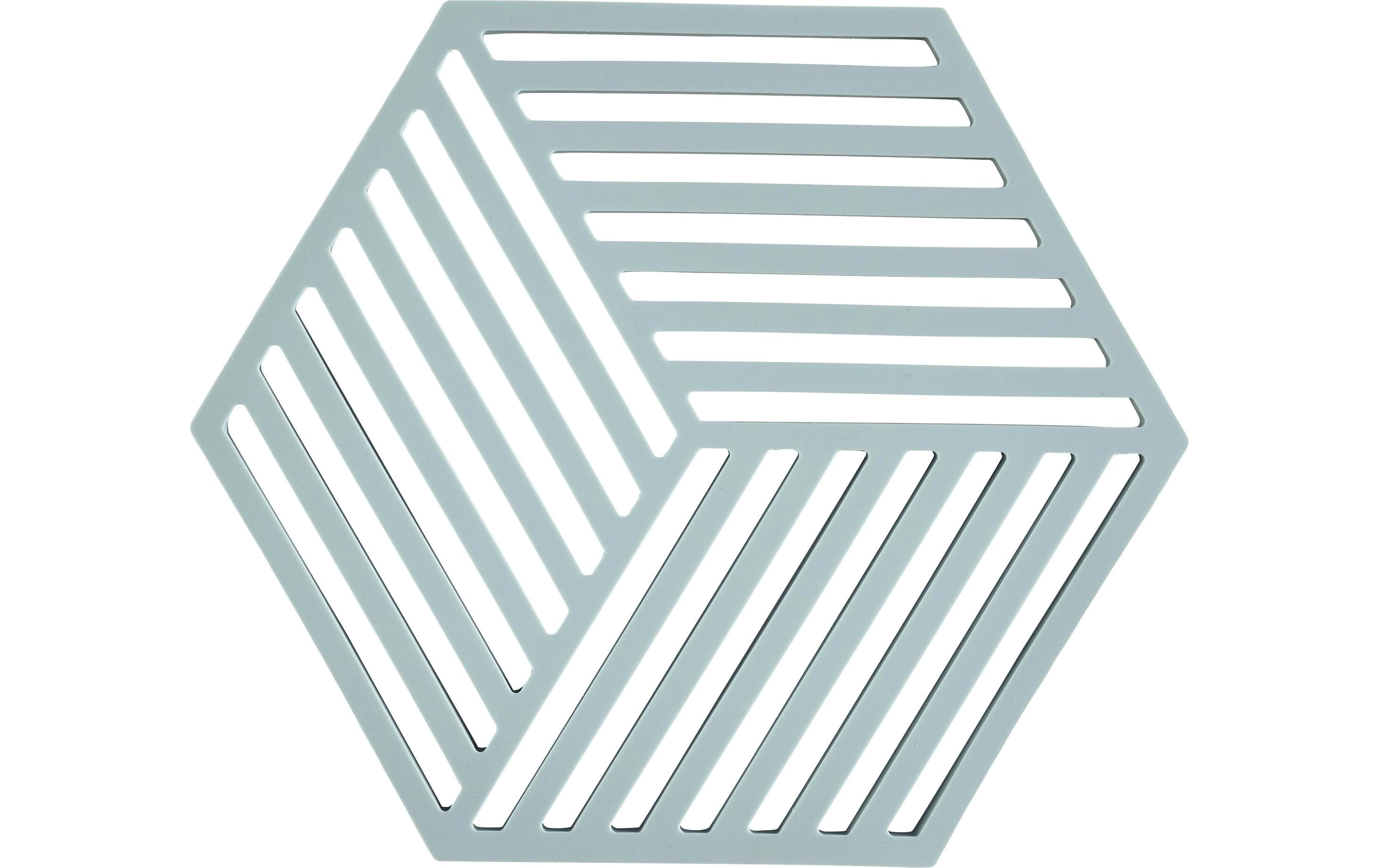 Zone Topfuntersetzer Hexagon, Hellblau