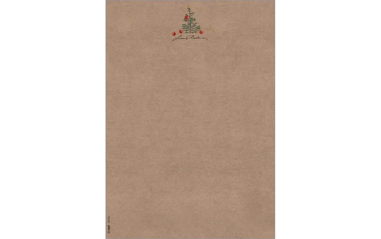 Sigel Motiv-Papier, Christmas with apples