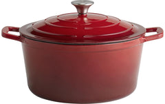 APS | Bräter 5 STARS | Ø 28 cm, H: 13 cm, 6 Liter, Rot