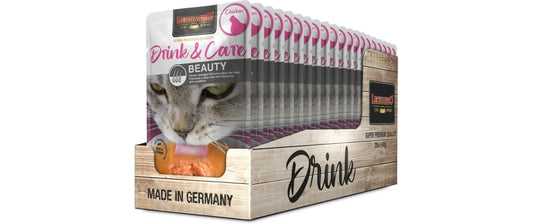Leonardo Cat Food | Leonardo Drink & Care Beauty Chicken Kit | 20x40g