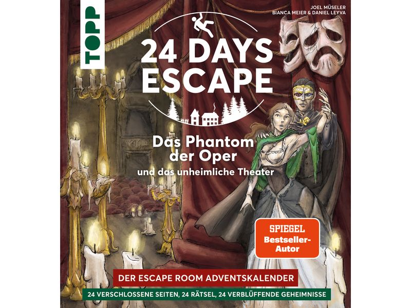 Frechverlag | Topp Adventskalender 24 Days Escape | Das Phantom der Oper - unheimliche Theater