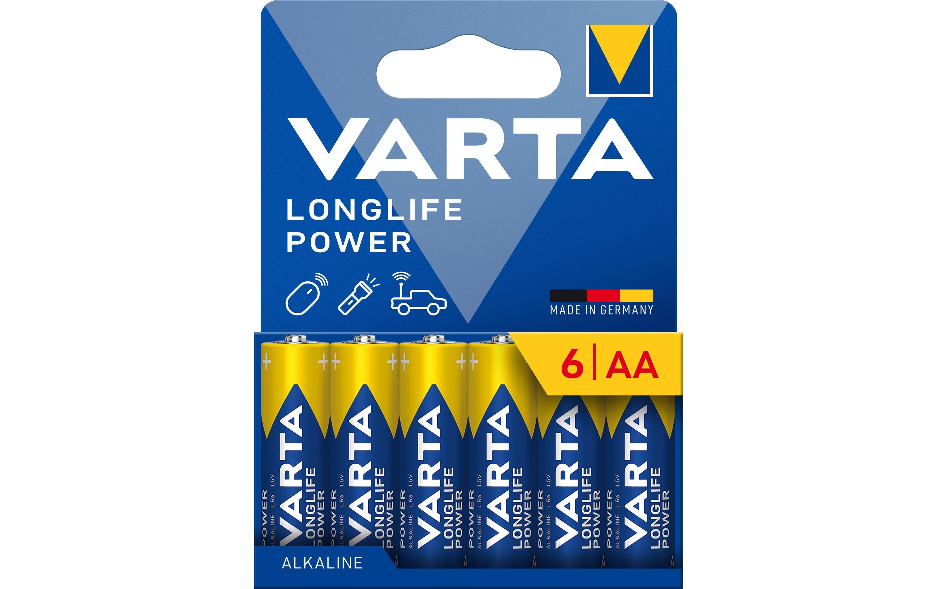 VARTA Longlife Power AA, 1.5V, 6Stk