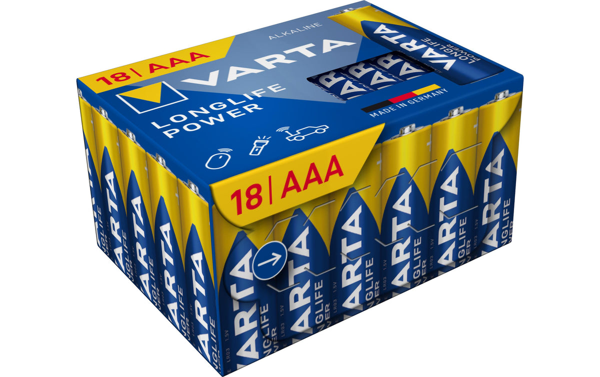 VARTA Longlife Power AAA, 1.5V, 18Stk
