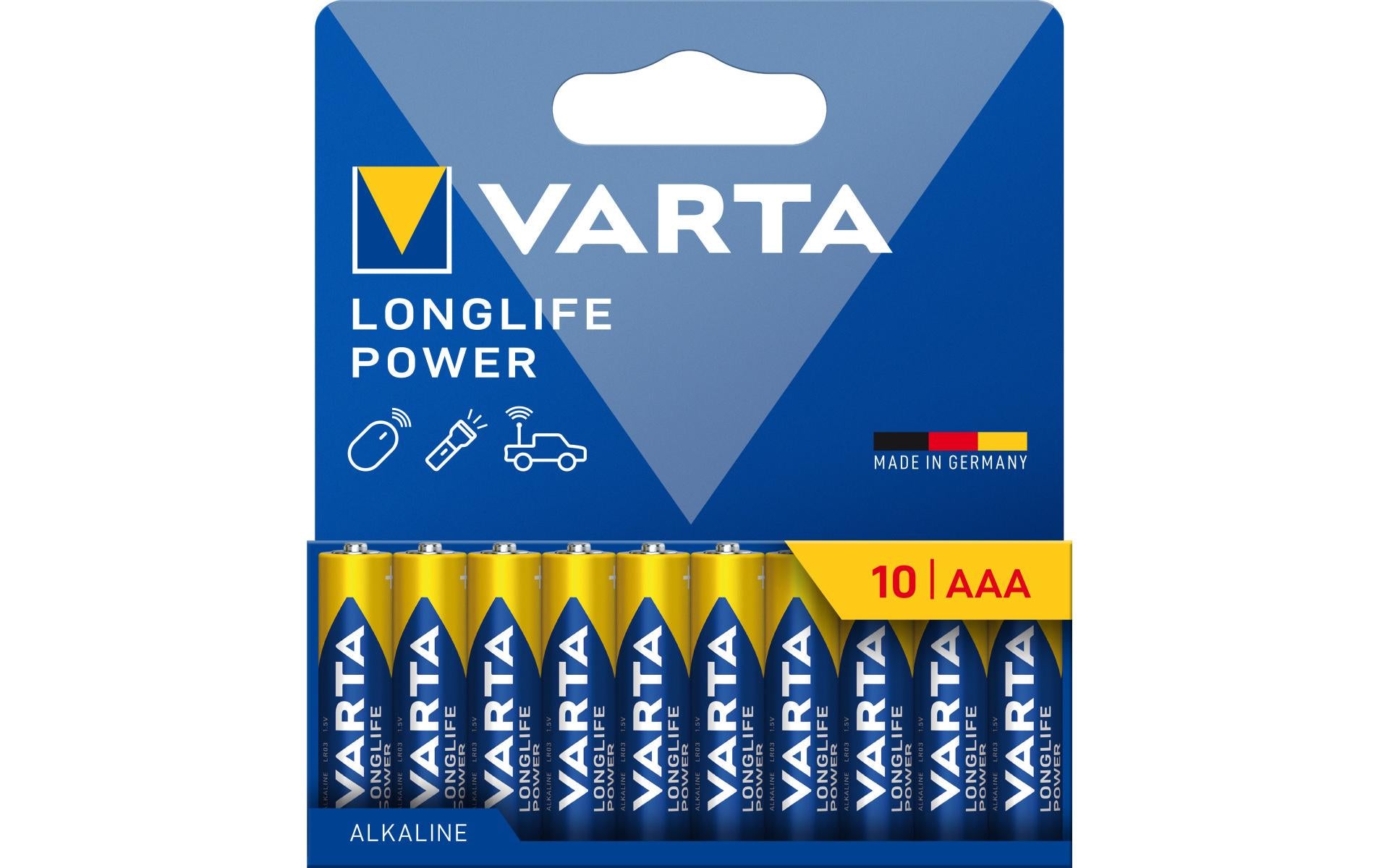 VARTA Longlife Power AAA, 1.5V, 10Stk