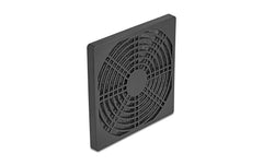 Delock | Lüftergitter 120x120mm, schwarz | mit Staubfilter, Bedestigung über Schrauben
