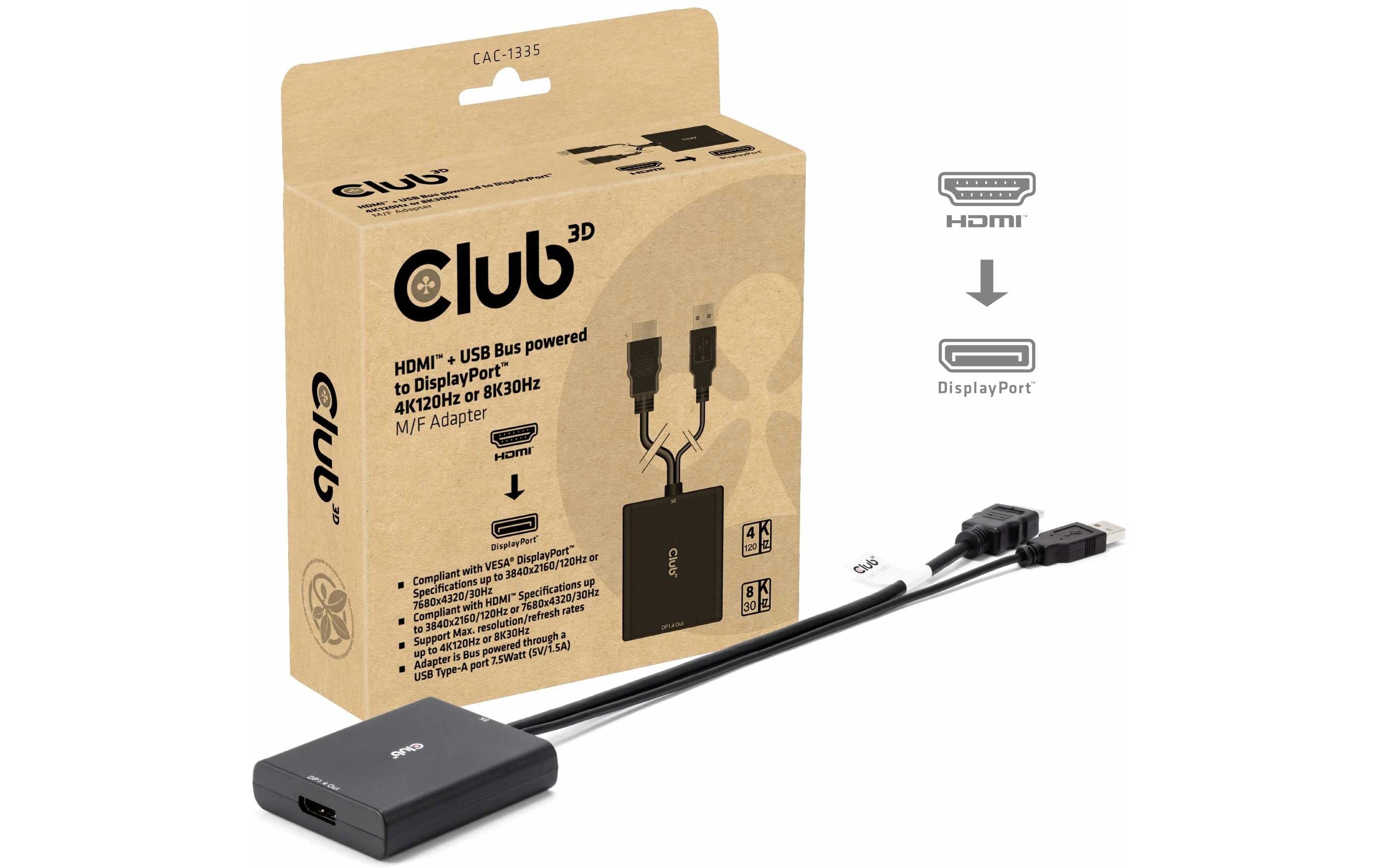 Club 3D, Adapter HDMI+Mikro-USB