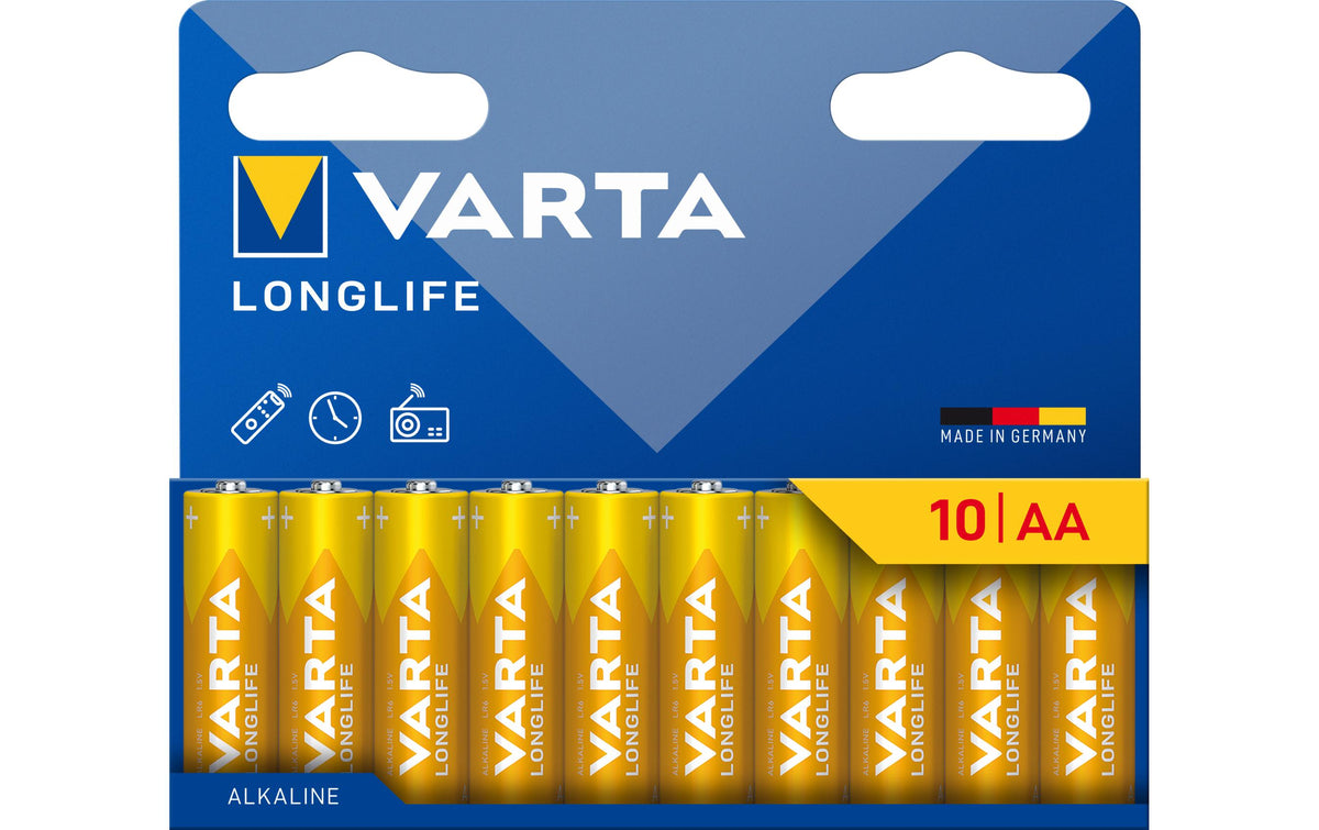 VARTA Longlife AA, 1.5V, 10Stk