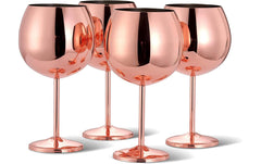 Oak&Steel Gingläser Rosegold, 4er Set