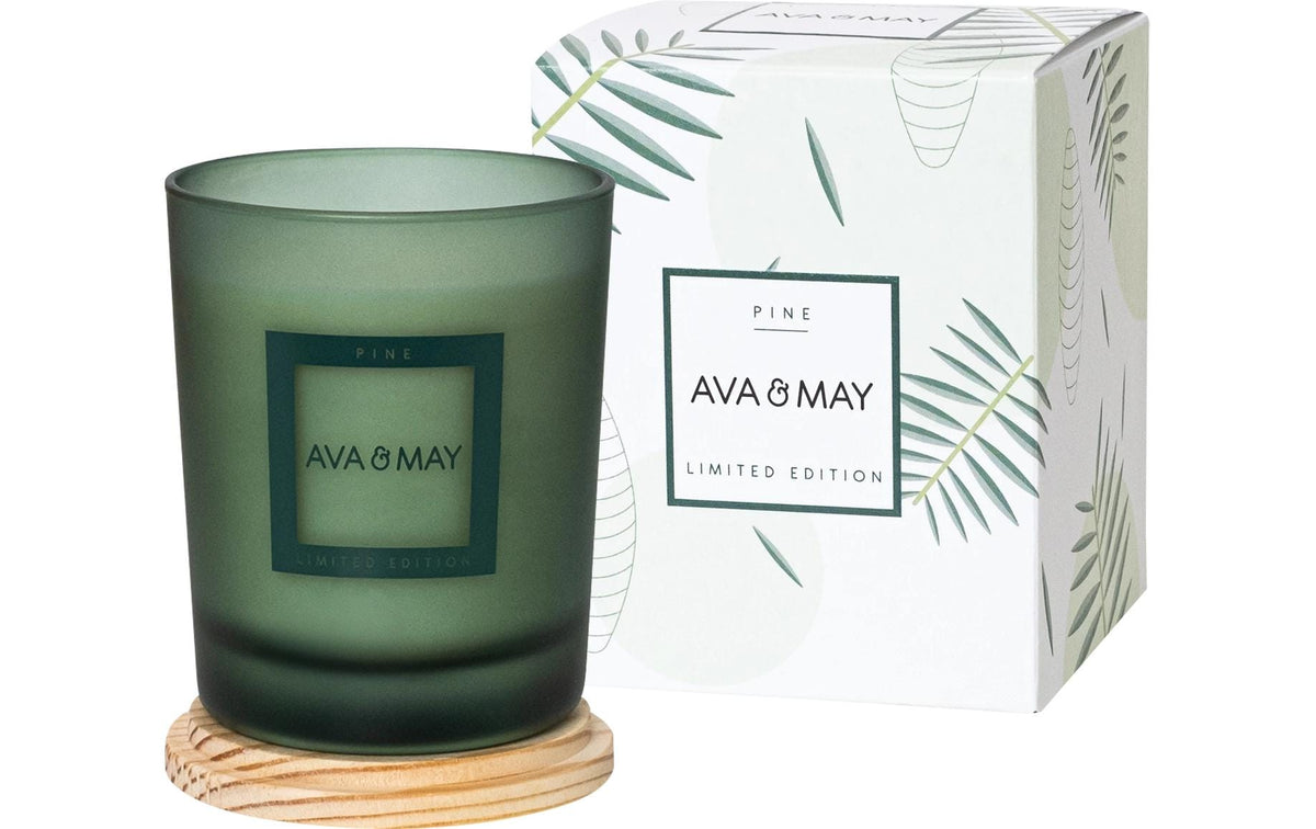 AVA & MAY Duftkerze Pinie, 180g