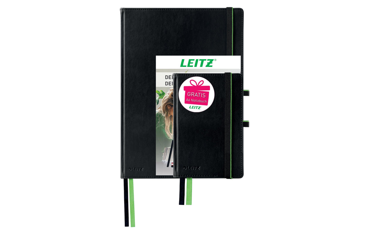 Leitz Complete Notizbuchset kariert schwarz