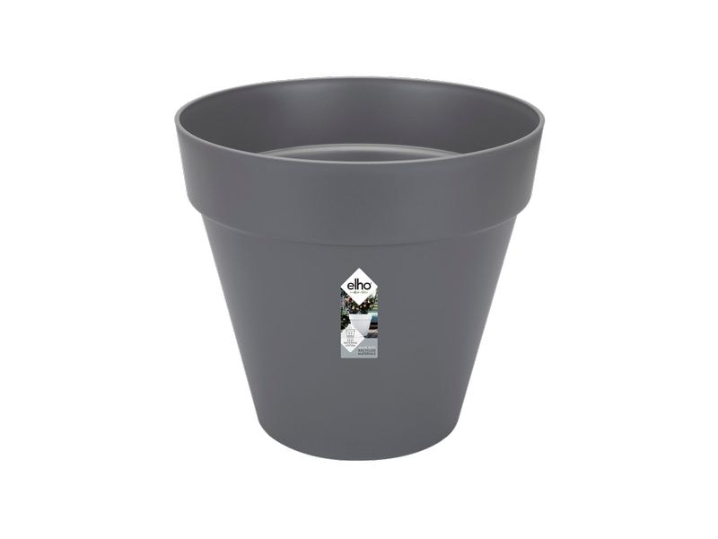 Elho | Loft Urban Rund Rollen 60 - Schwarz | 85 l
