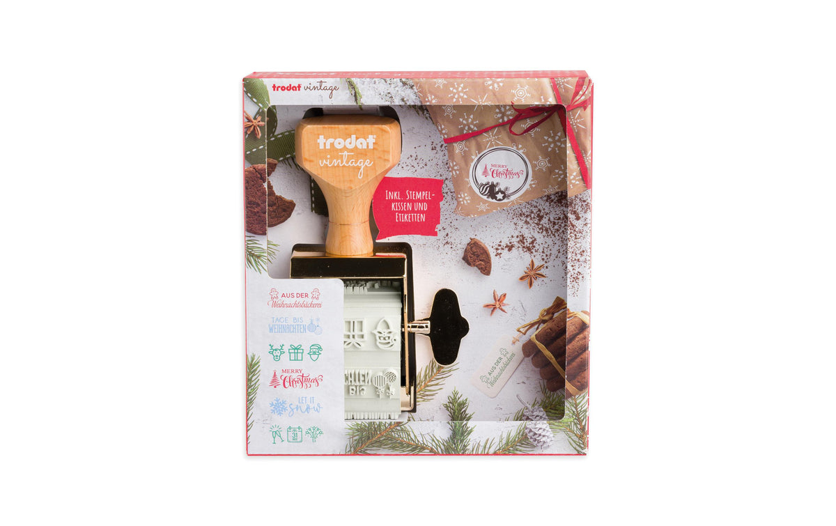 Trodat Vintage Stempel Weihnachten