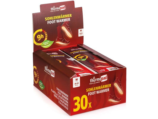 Thermopad multi | Thermopad Sohlenwärmer M | 30er-Pack, Grösse 38-39