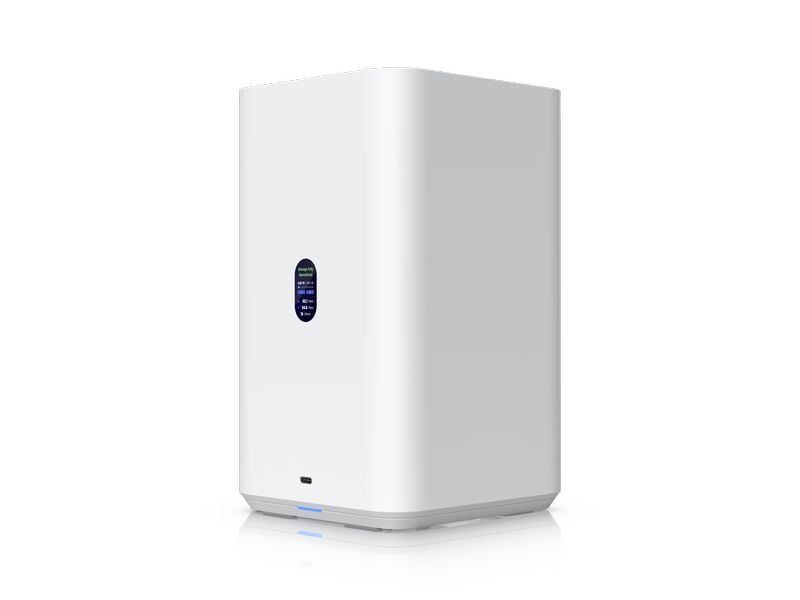 Ubiquiti | UNAS-2-W: 2-Bay NAS, SATA, weiss | 1x2.5GE, USB. POE++ Adapter, opt. SSD Cache